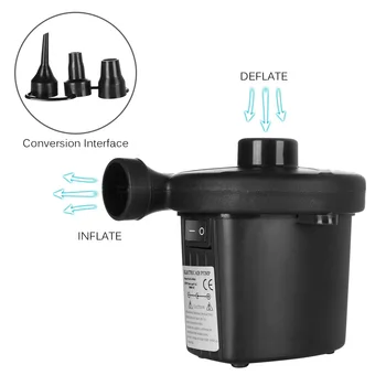 

New AC 220V Car Electric Air Pump for Camping Airbed Boat Toy Inflator Inflate Deflate Toys Air Bed Compression Bag Mattress