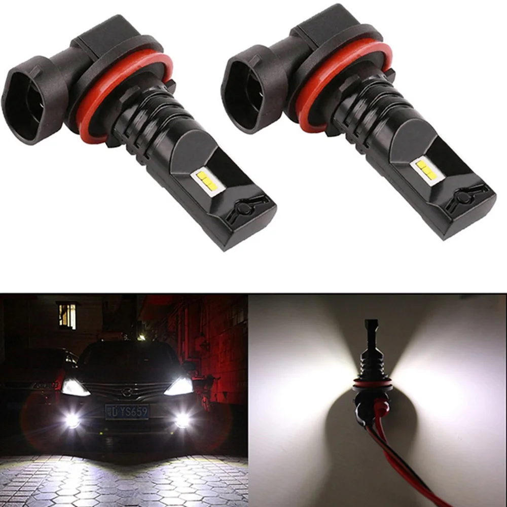 2 шт. светодиодная противотуманная фара H11 30 Вт 6000 К H10 H8 9005 9006 H3 H4 H7 12В 24В для Toyota Camry