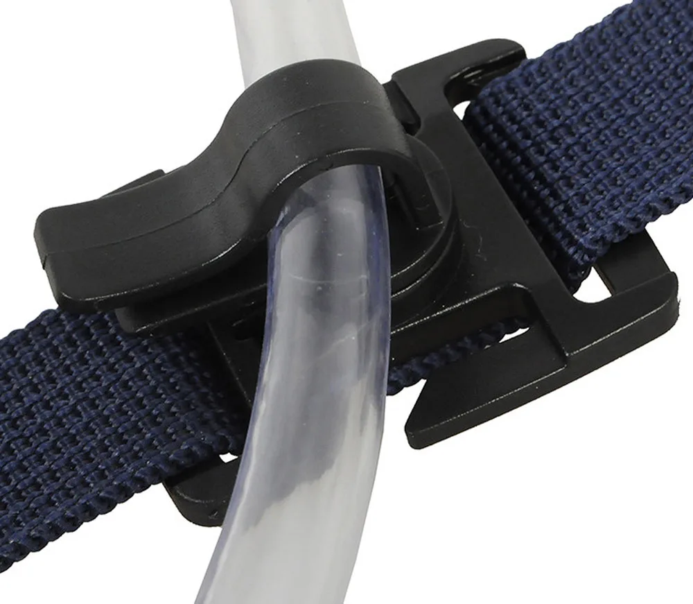 

Water Pipe Hose Drink Tube tactical Hydrolink Bladder hike Hydration webbing buckle outdoor Clamp Backpack Clip Bag molle camp