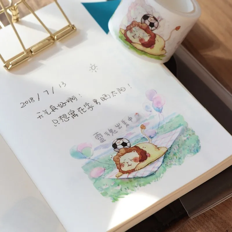 

1 PC 7m Kawaii Decorative Cartoon Washi Tape Adhesive Masking Tape Cute Scrapbooking Stickers School Stationary Supplies 024051