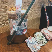 Портативная Сумка-переноска для молока, чая, сока, чашки, чистый хлопок, скатерть стаканчик, крышка, прекрасный, без запаха, маленький подарок, сумочка, чехлы для бутылок, Прямая поставка