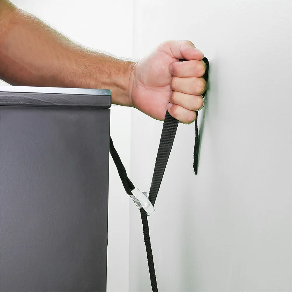 2 Pcs Child Baby Safety Flat TV Lock Strap Furniture Anti-Tip Wall Protection For Kids 2 Pcs Child Baby Safety Flat TV Lock Strap Furniture Anti-Tip Wall Protection For Kids