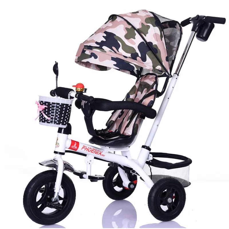 Perfect New Brand 1-6 Years Child Tricycle High Quality Swivel Seat Child Tricycle Bicycle Baby Buggy Stroller Bmx Baby Car Bike 4