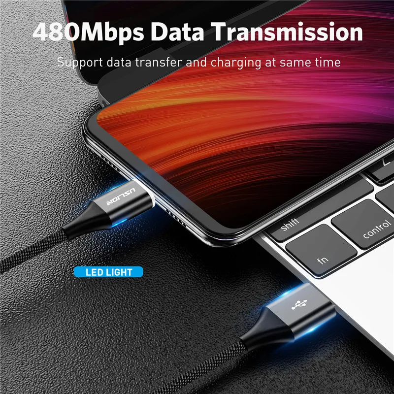 USLION كابل مغناطيسي 3A سريع شحن USB نوع C كابل و المصغّر USB كابل المغناطيس شاحن البيانات تهمة الهاتف المحمول الكابلات سلك USLION كابل مغناطيسي 3A سريع شحن USB نوع C كابل و المصغّر USB كابل المغناطيس شاحن البيانات تهمة الهاتف المحمول الكابلات سلك
