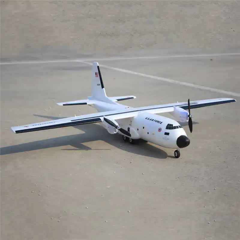 

In Stock C-160 Cargotrans Twin Hercules 1120mm Wingspan EPOS Warbird Transport RC Airplane PNP