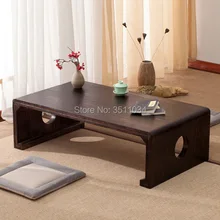Японский чайный столик Прямоугольник 60x40x30 см азиатская антикварная мебель для гостиной Восточный традиционный деревянный пол низкий столик