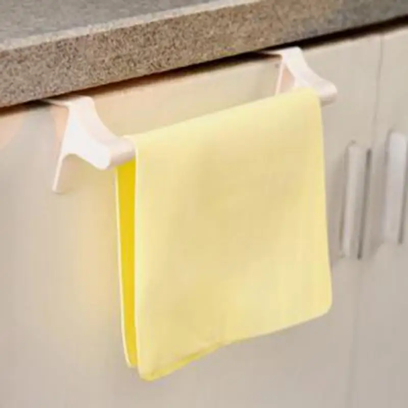 

Bathroom Kitchen Organizer Cloth Towel Hanger Bar Storage Hook Rack Holder