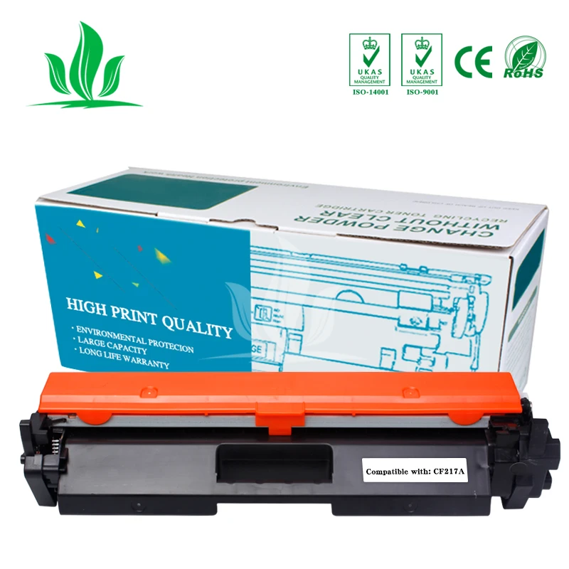 

2 Pack CF217A 17A Compatible Black Toner Cartridge for hp LaserJet Pro M102a M102w MFP M130A M103nw with chip