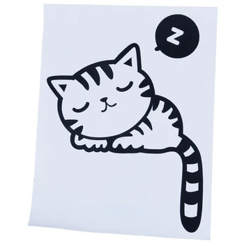 

Fashion Fashion Cute Black Cat Nap Pet Light Switch Funny Wall Decal Vinyl Stickers