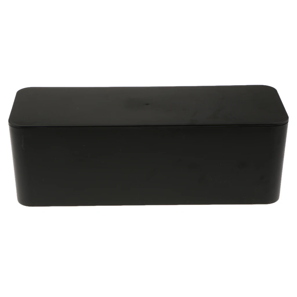 Cable Management Box Cord Organizer 16' Cover Conceal Hide Wire Plug Black | Обустройство дома