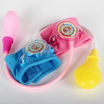 

Baby Blood Pressure Toy Funny Play Real Life Cosplay Doctor Dentist Medicine Box Pretend Speelgoed Wooden Kids Pretend Play Toy
