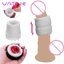 VATINE Masturbatory Cup Penis Delay Massager Sex Toys for Men Vagina Real Pussy Portable Male Masturbator Penis Trainer