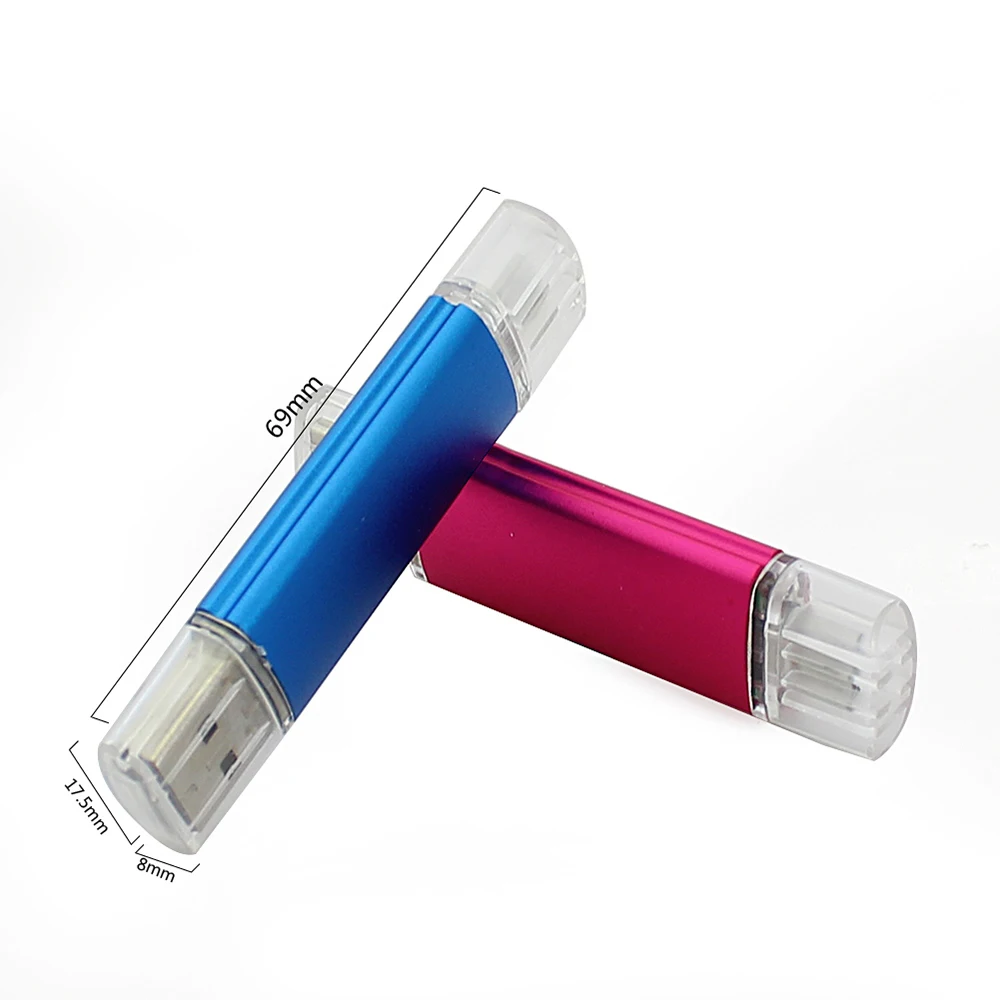 CHYI Micro USB флешка Memory Stick флешки 64 ГБ 32/16 8/4 двойной OTG 2 в 1 ручка привод Высокая