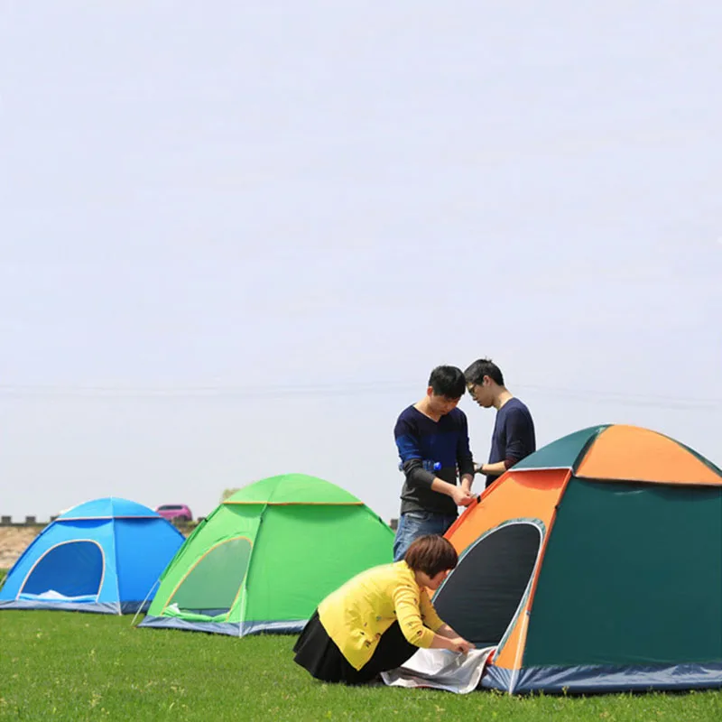 

Outdoor Waterproof Hiking Camping Tent Anti-UV Portable 2 Person Ultralight Folding Tent Pop Up Automatic Open Sun Shade