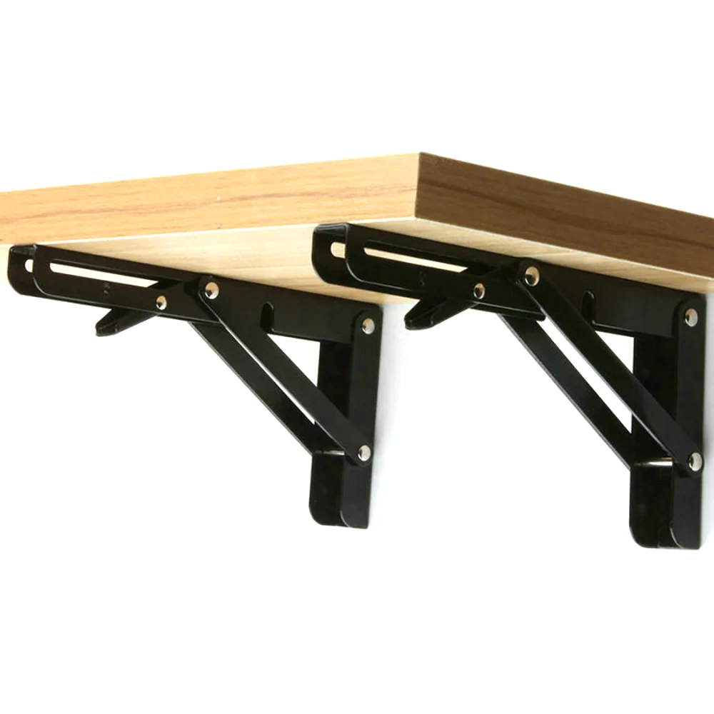 2pcs/Set 8inch 10 Inch 12 Inch White Length Steel Triangle Folding