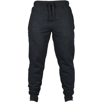 

2018 Cotton Men Full Sportswear Pants Casual Elastic Cotton Mens Fitness Workout Pants Skinny Sweatpants Trousers Jogger Pants