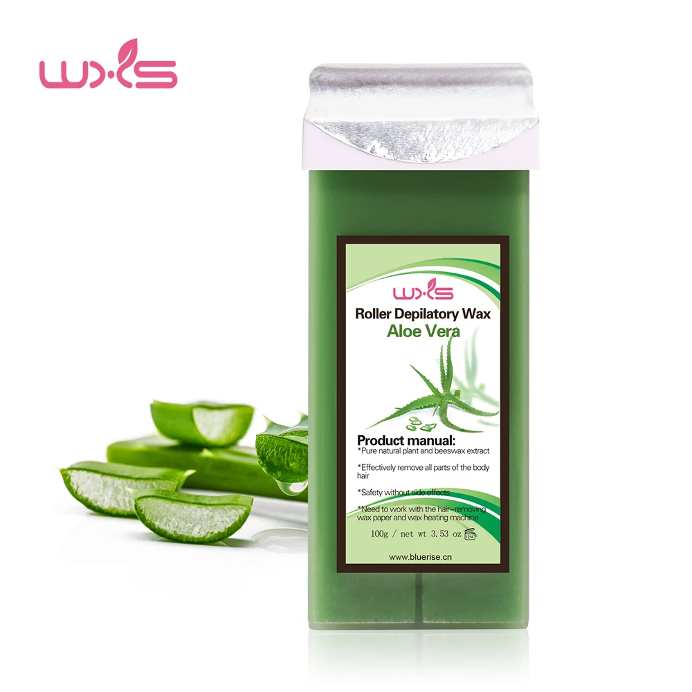 100g Wax for Depilation Depilatory Wax Cartridge Warmer Hair Removal Cream Roll on Professional Waxing Body All Types Skin