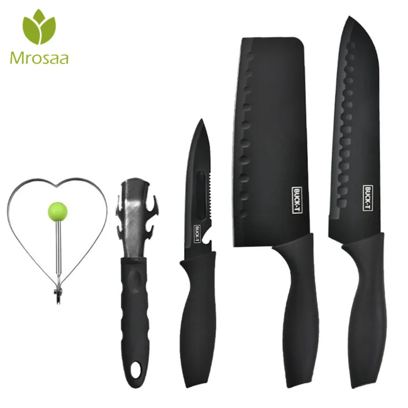 Кухонные ножи из нержавеющей стали 4 шт. универсальный набор ножей для нарезки