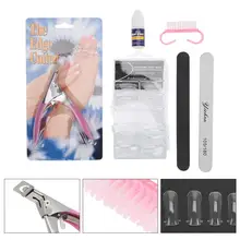 Nail Art Советы наклейки DIY Набор Маникюрный клей Расческа для стрижки пилка для ногтей инструмент для украшения ногтей набор