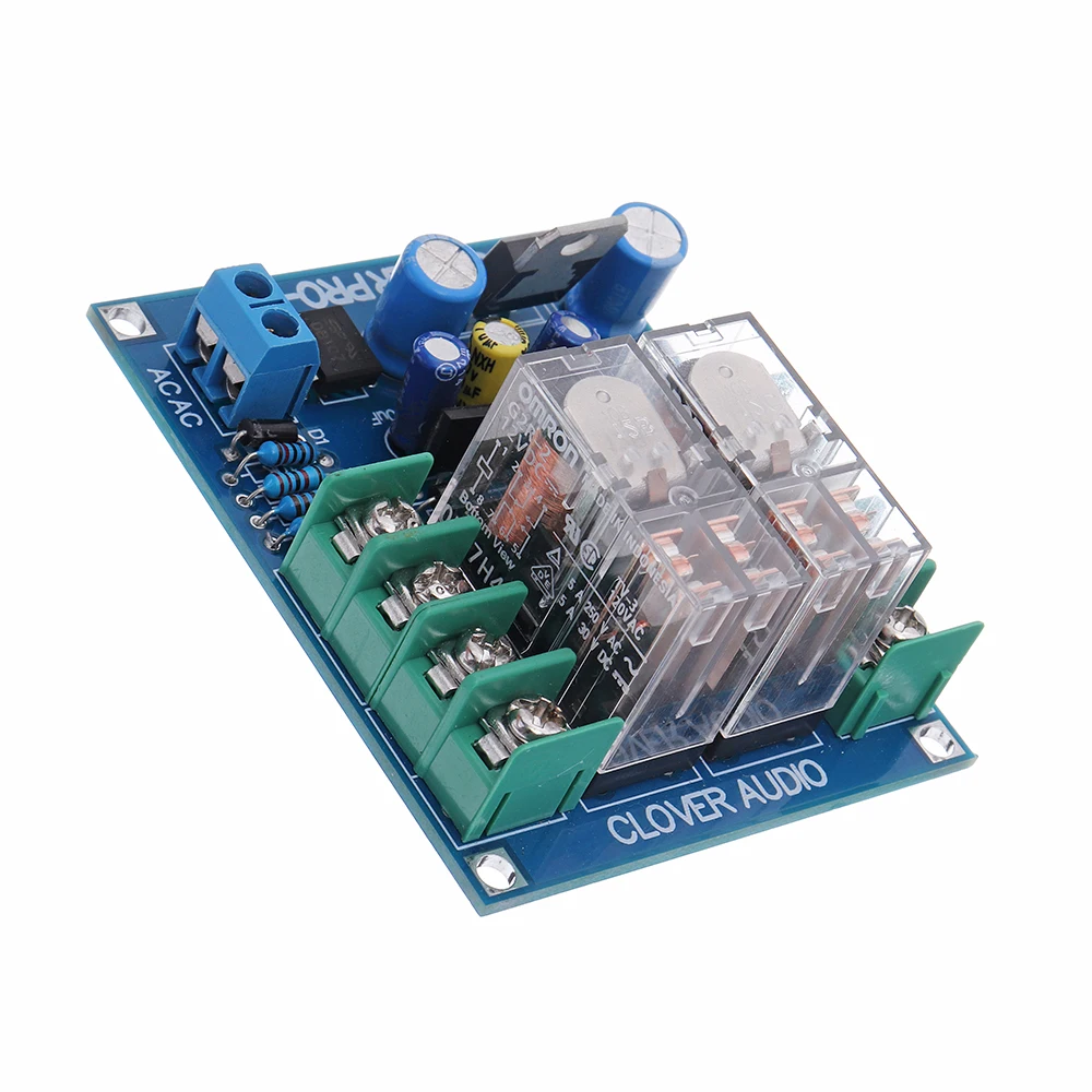

UPC1237 Speaker Protection Board Dual Omron Relay For HIFI Amplifier DIY Speaker Kit