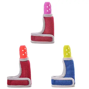 

Colorful Baby Silicone Teether Breathable Thumb Sleeve Teether Anti Bite Baby Supplies Lovely Gift For Children