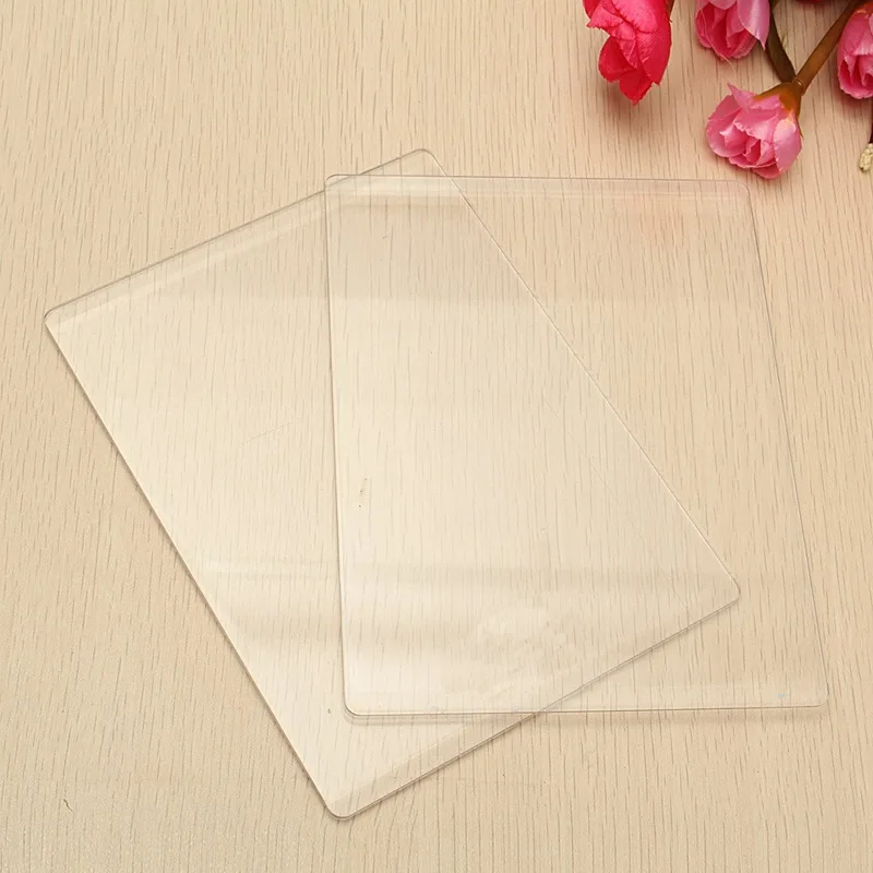 

1Pcs New 3mm Clear Acrylic Machine Cut Mat Plate For DIY Embossing Cutting Dies Platform Adapter Transparent Die Cutter Spacer