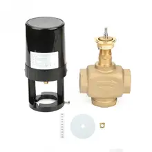 DN40 Elektrische Klep 2 Manier Regelklep Proportionele Integrale Klep Voor Centrale Airconditioning Elektrische klep Valvula
