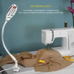 1 Вт светодиодный лампочка для швейной машинки AC 110-240 В для швейной машины Регулируемая Магнитная основа для настольной лампы Lampen Industrieel с 12