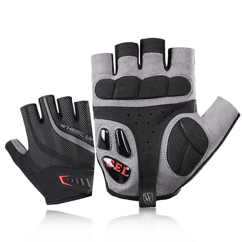 الرجال النساء نصف إصبع اللياقة البدنية قفازات قفازات رفع أثقال للتدريب تجريب ممارسة أصابع رفع الاثقال الرياضة قفازات