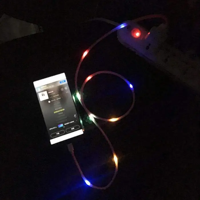 Регулятор громкости танцевальная Светодиодная Вспышка Кабель Micro USB кабель для