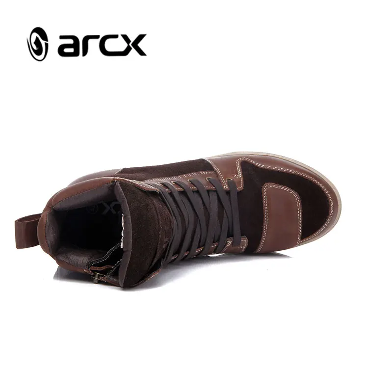 Мотоциклетные ботинки ARCX L60628 водонепроницаемая обувь из воловьей кожи