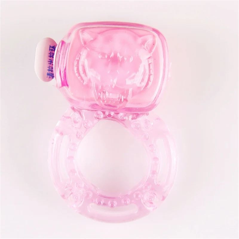 Doble cockrings пенис Мощный вибрационный Мягкий сенсорный Кольца Задержка vibe игрушки