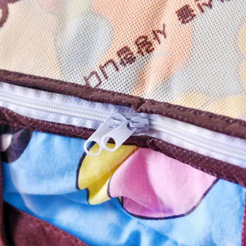 غير المنسوجة المحمولة صندوق تخزين ملابس حقيبة الأسرة حفظ الفضاء المنظم تحت السرير خزانة صندوق تخزين ل وسادة لحاف بطانية الفراش