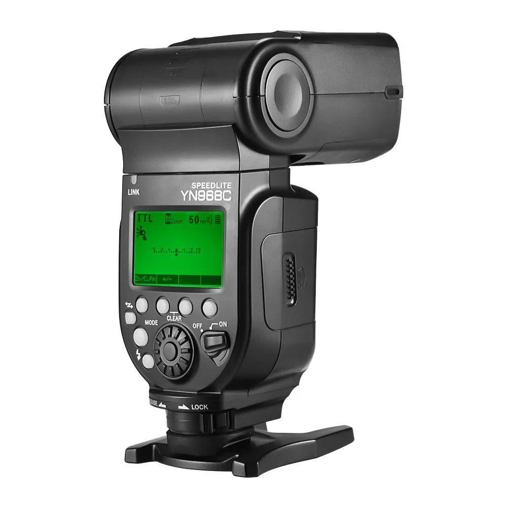 

YONGNUO YN968C Wireless TTL Flash Speedlite 1/8000s HSS Built-in LED Light for YN622C/560 Wireless System for Canon DSLR Cameras