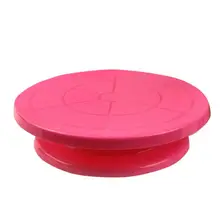 Пластиковый поворотный стол для торта, вращающийся нож для торта, пластиковый нож для теста, кремовая подставка для пирожных, поворотный стол для торта