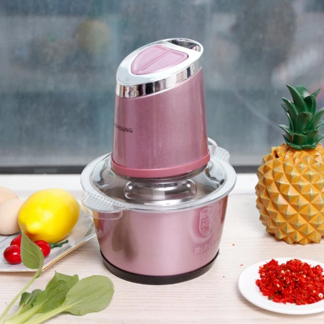 Electric Kitchen Meat Grinder Chopper Shredder Food Chopper Stainless Steel Electric Household Processor Kitchen Tools 2 Cutte 1