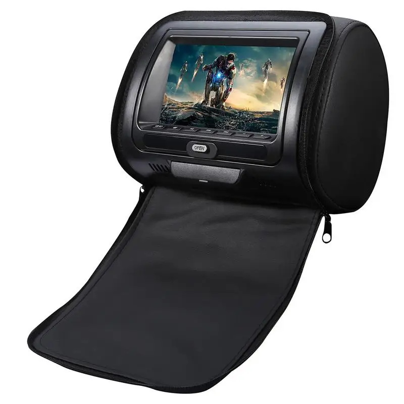 

Universal Auto Headrest Bag DVD Monitor HD Display MP5 USB LCD Screen Car Pillow Headrest Monitor Car Accessories Drop Shipping