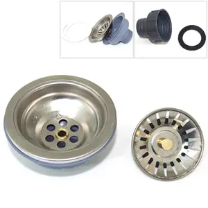 4 unidades, acero inoxidable Tap/ón colador para fregadero de cocina