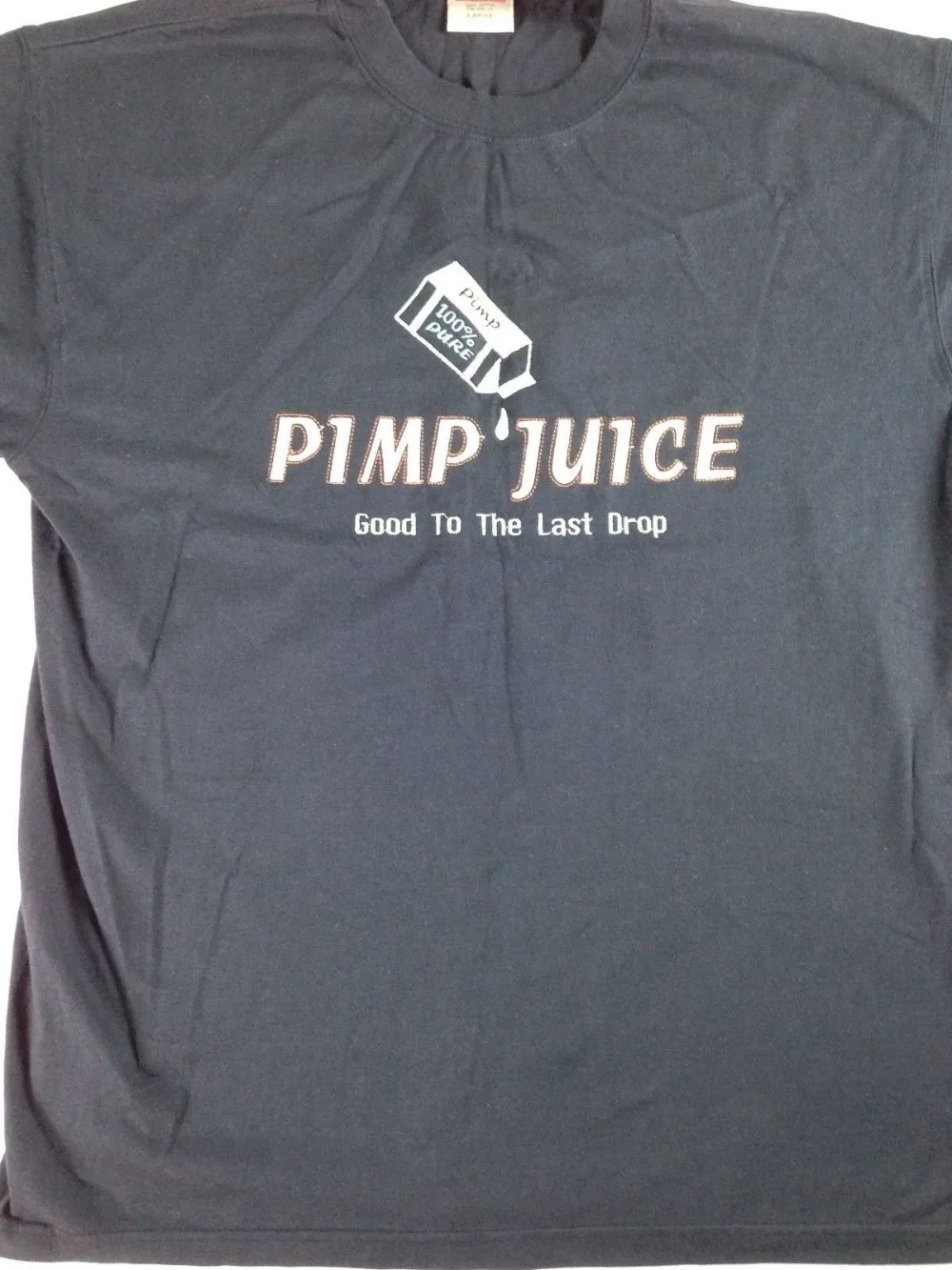 Футболка Pimp Juice Мужская Большая хорошая до последней капли Нелли смешная