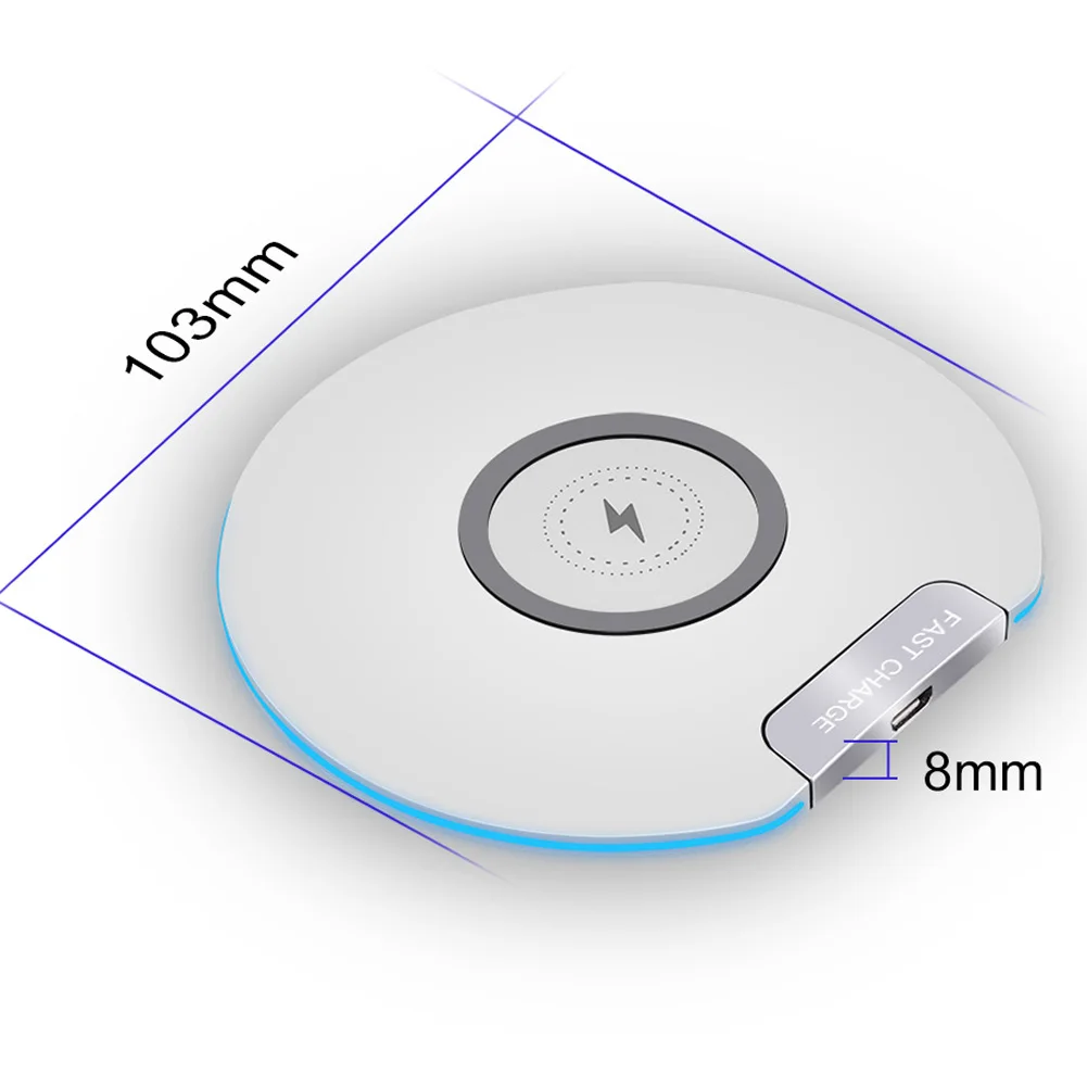 For Huawei P30 Pro Mate20 Pro Samsung S10 S9 S7 S8 iPhone XS Max X Xiaomi Mix 2S Mix 310W Qi Wireless Charger Fast Charging Pad