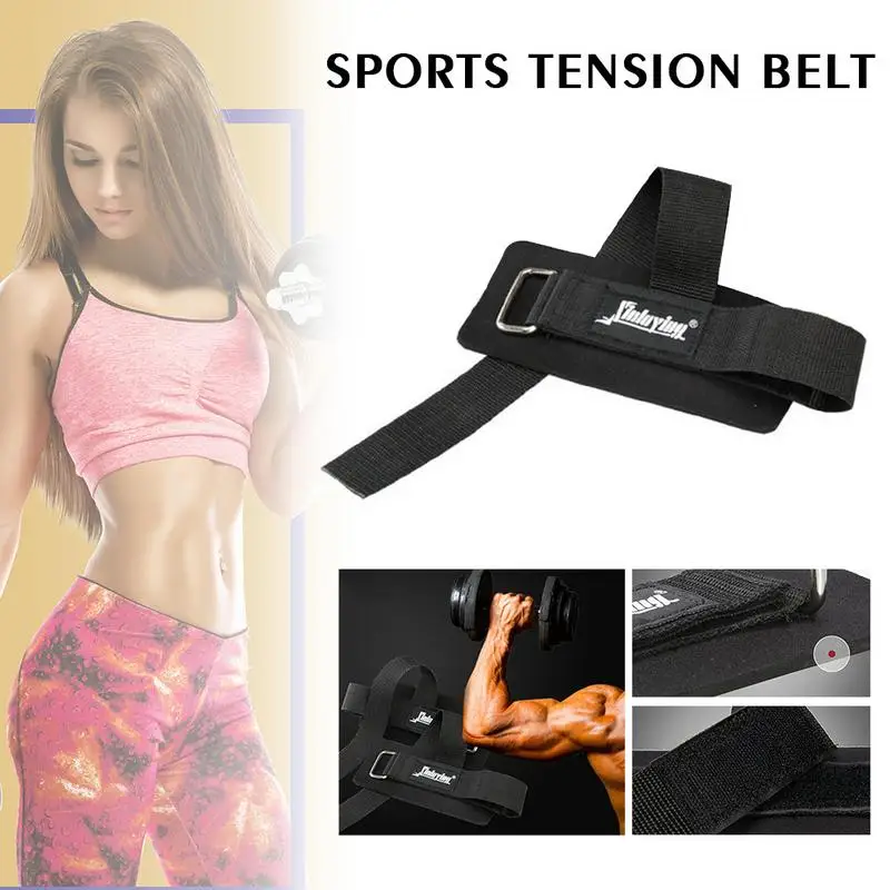 1 قطع اللياقة البدنية رفع الاثقال حزام يدين انتزاع اتساع الطاقة التدريب الفرقة التزلج حزام واقي المعصم حامي سحب ضمادة