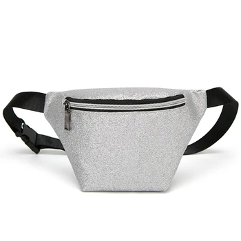 

Waist Bag Women Waist Fanny Packs Belt Bags Luxury Fashion Women Bling Sequins Shoulder Messenger Chest Bag