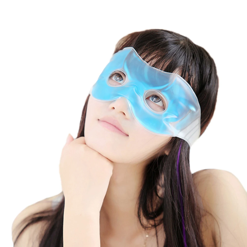Cooling Gel Eye Masks Cover Rest Comfort Sleeping Aid Eye Soothing