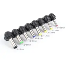 ALLOYSEED 1set 8pcs Universal to 2Pin Plug Charger Tip AC DC Power Adapter for Laptop ALLOYSEED 1set 8pcs Universal to 2Pin Plug Charger Tip AC DC Power Adapter for Laptop