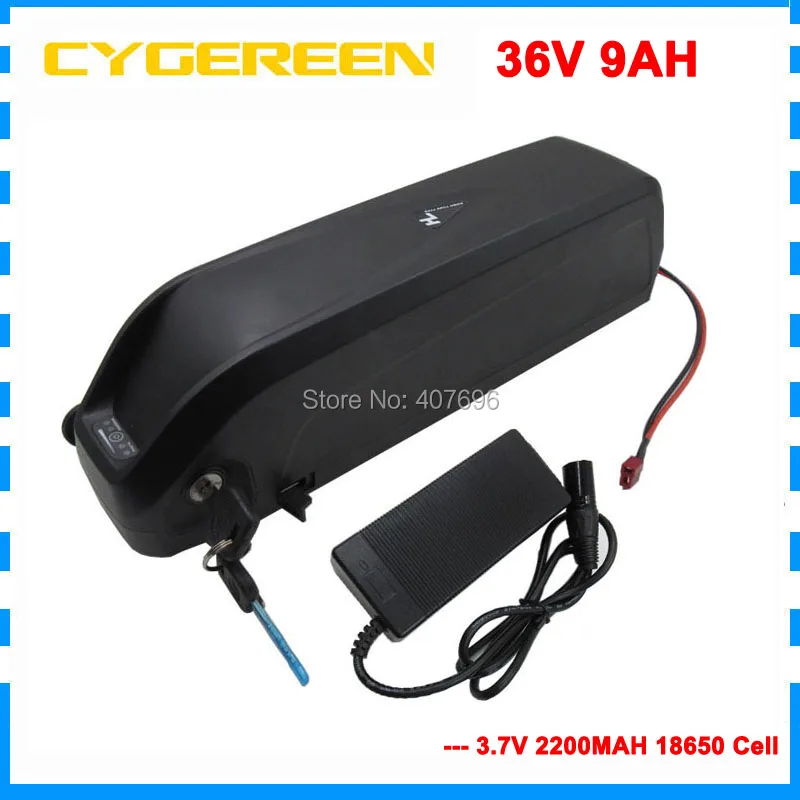 Sale 500W 36V Hailong battery 36V 9AH lithium battery 36 Volt E-Bike battery with USB Port 15A BMS 42V 2A Charger free customs fee 0