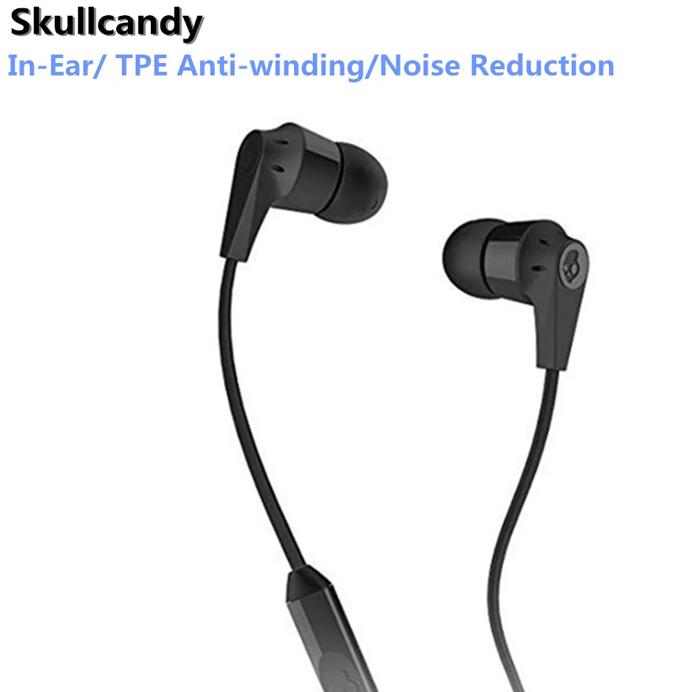 Skullcandy прочный проводной наушник вкладыш Эргономика TPE анти намотка