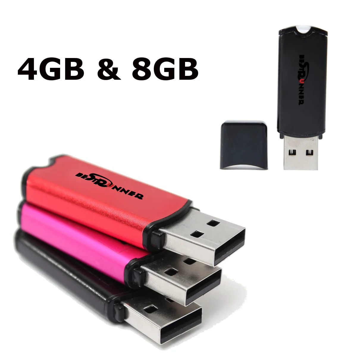 Купить 4 ГБ 3800 м USB2.0 металла флэш накопитель для карт памяти флешки и флэш накопитель для хранения узнать 15 M написать 5 м