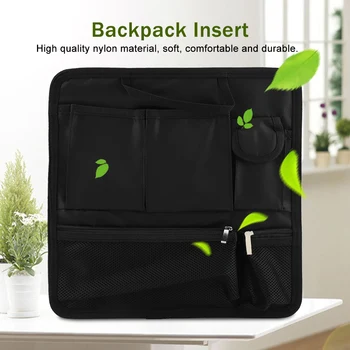

Hot Portable Multi-item Finishing Storage Bag Backpack Insert Portable Travel Shoulder Organizer Bag Home Storage Tools