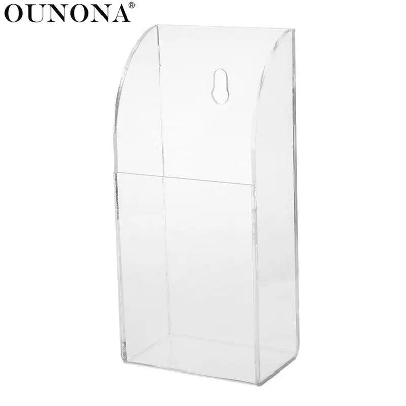 

OUNONA 1 Grid TV Air Conditioner Remote Control Holder Case Wall Mount Storage Box
