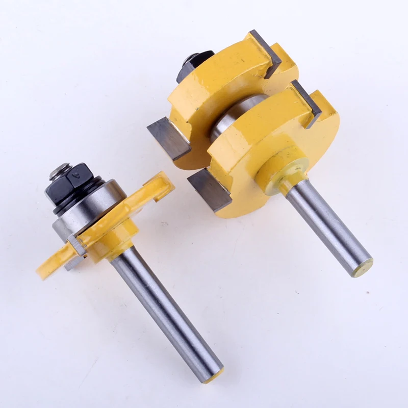 Cena 2PC 8mm Shank wysokiej jakości duży język i rowek wspólne zgromadzenie zestaw bitów rozwiertaków 1 1 4 \